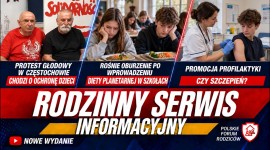 Głodowy protest w sprawie edukacji, promocja profilaktyki czy szczepień, dieta
